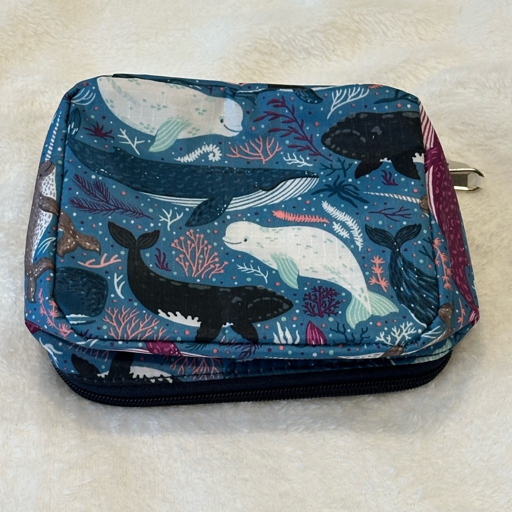 Colorful Marine Travel Makeup Bag - Picture 2 of 5